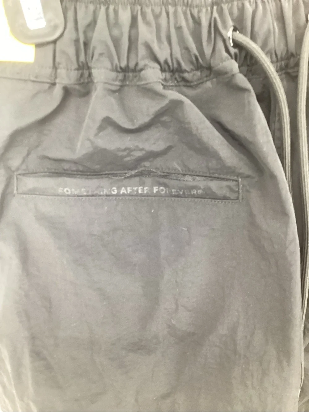 Something After Forever Black Relaxed Drawstring pants